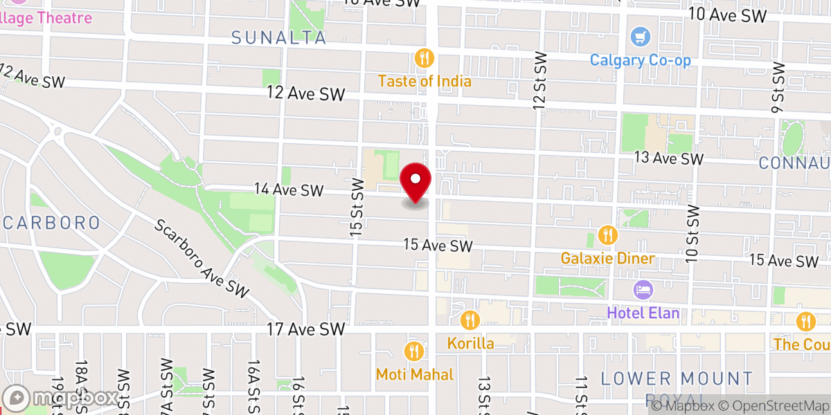 Map showing location of Apostolic Tabernacle Church