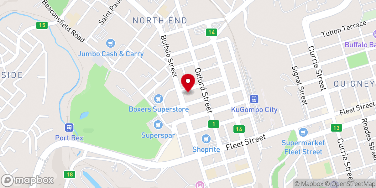 Map showing location of Universal Church of The Kingdom of God - East London