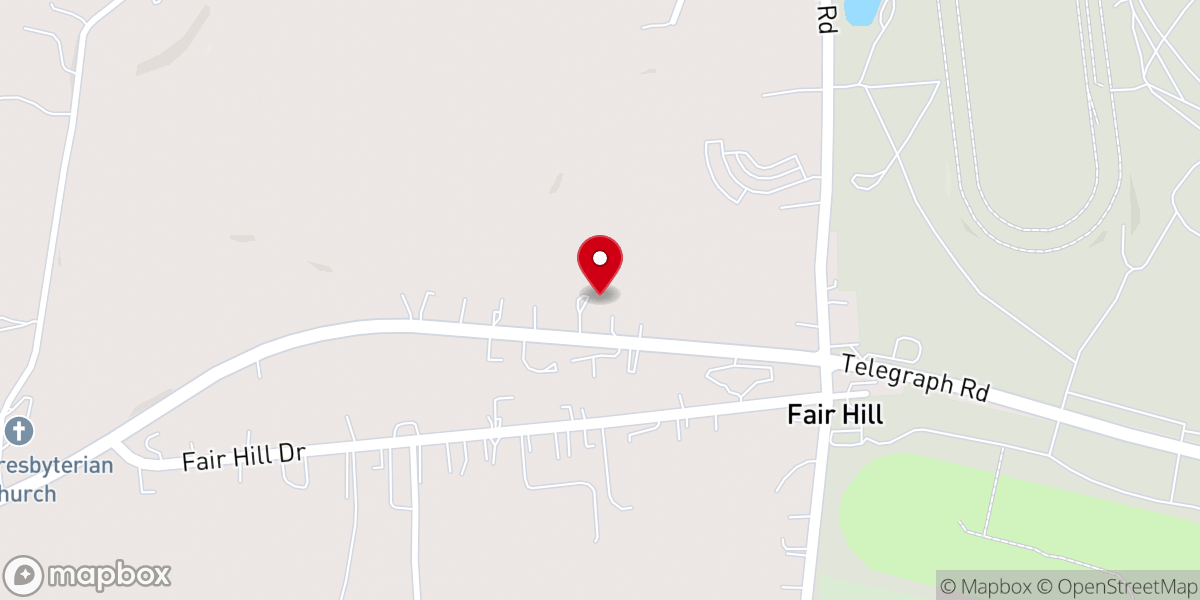 Map showing location of Vertical Fire Church
