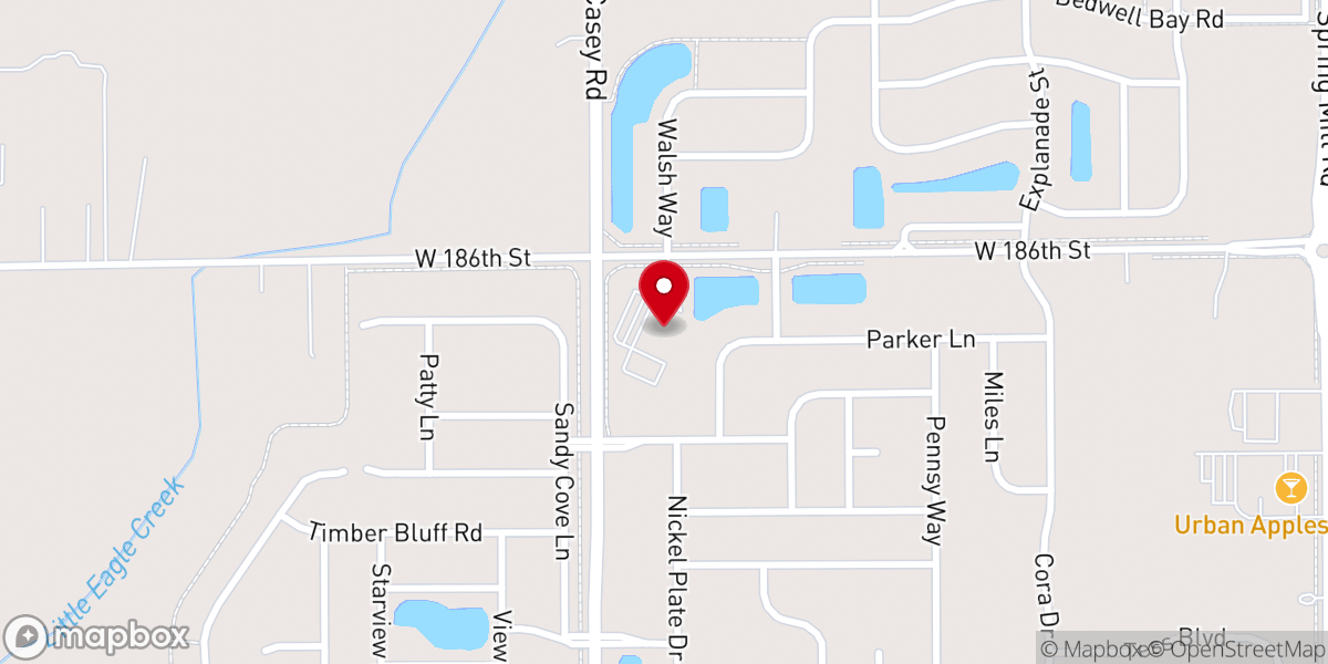 Map showing location of Northview Church - Westfield Campus