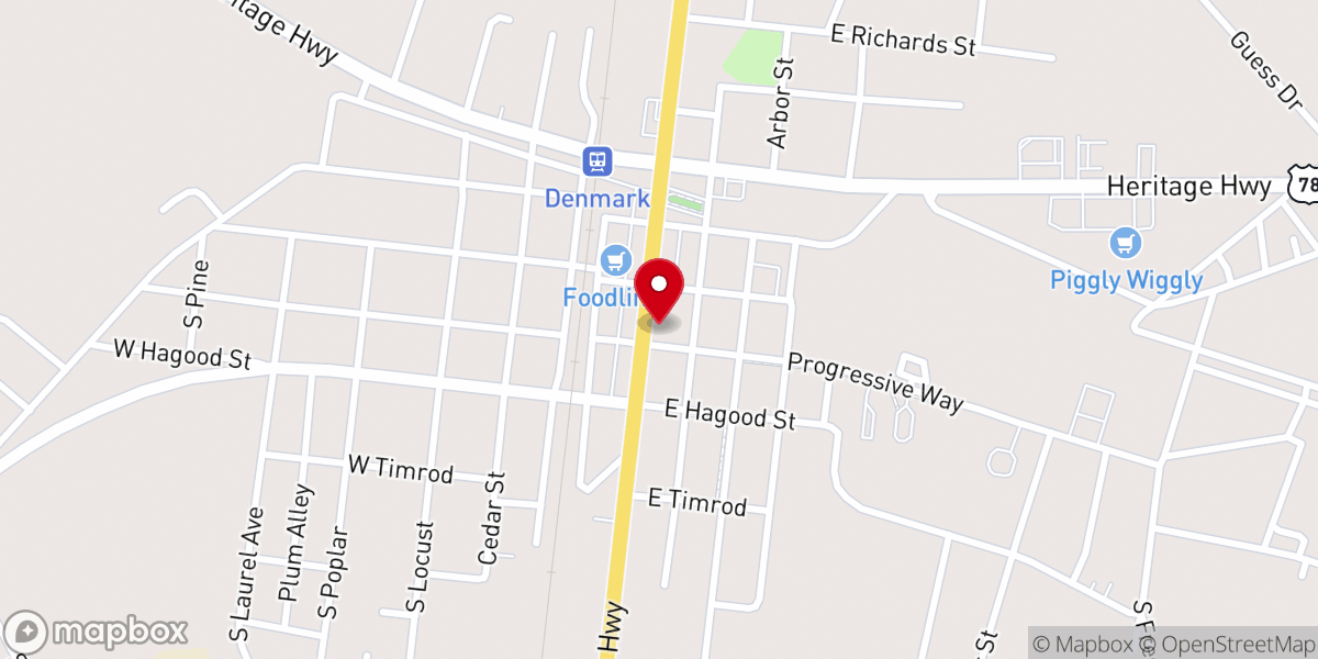 Map showing location of Anointing of Glory Ministry International