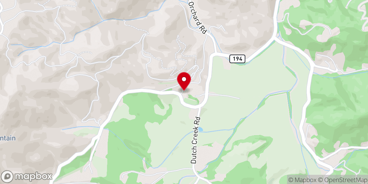 Map showing location of Holy Cross Episcopal Church