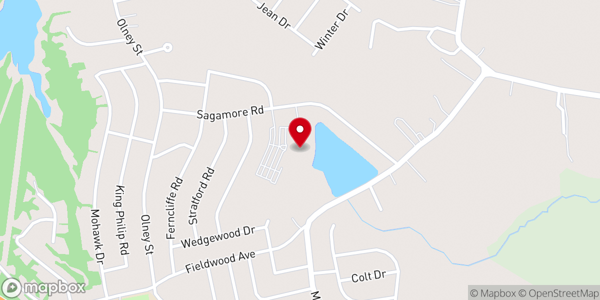 Map showing location of Faith Christian Center