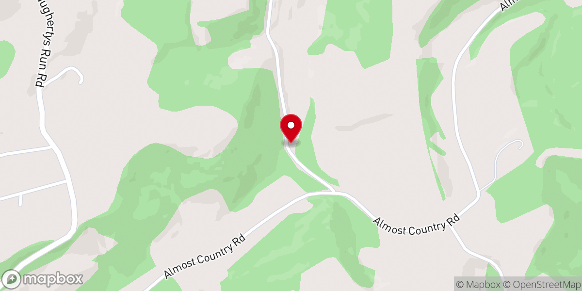 Map showing location of Maple Springs Church