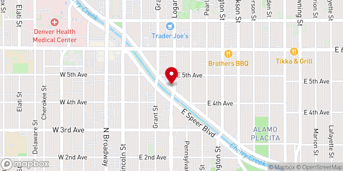 Map showing location of Mother of God Catholic Church