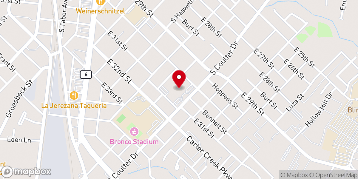 Map showing location of Christ The Good Shepherd Chapel