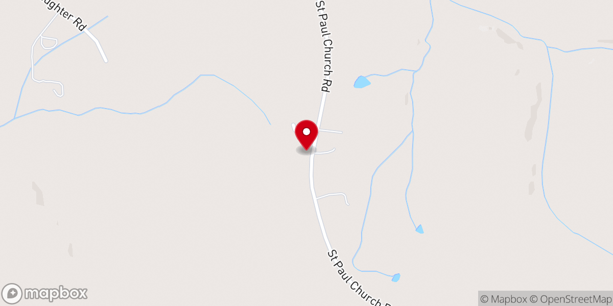 Map showing location of St Paul Holy Church