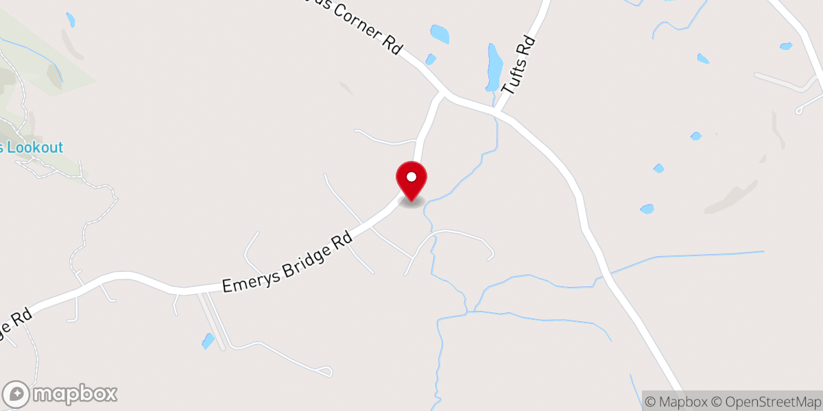 Map showing location of South Berwick and Wells Christian Church