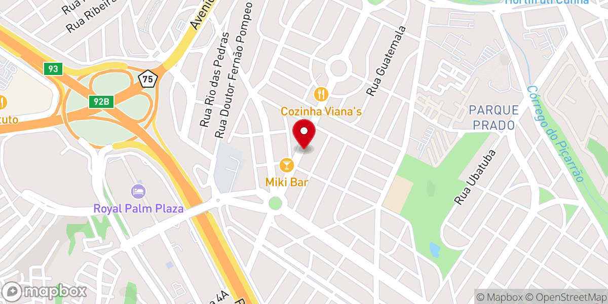 Map showing location of AD Belém - Nova Europa (Setor 10)