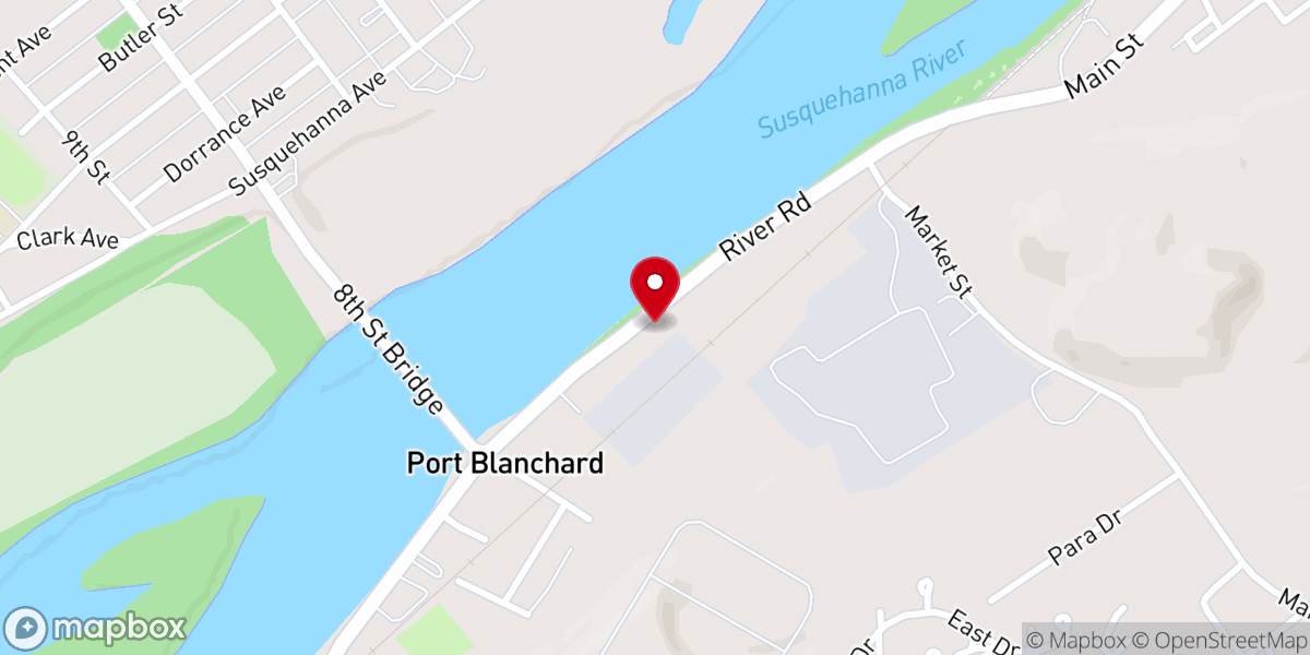 Map showing location of Plaid Community Church