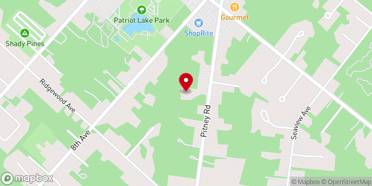 Map showing location of Saint Marks Episcopal Church