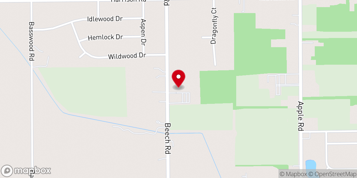 Map showing location of Shepherd's Heart Fellowship