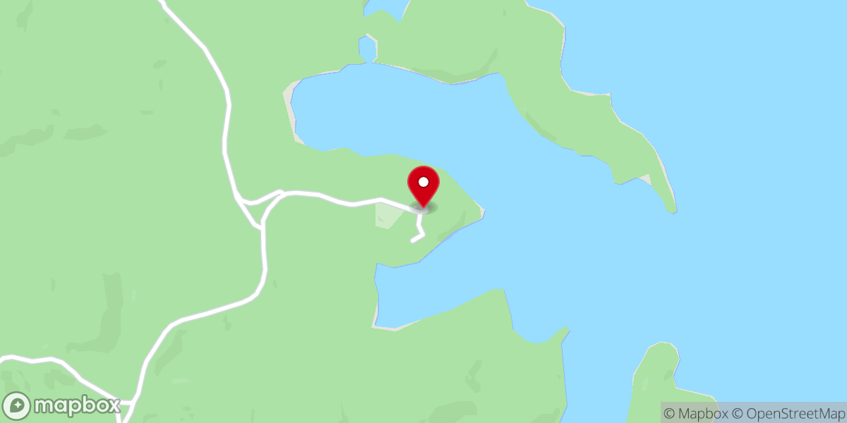 Map showing location of Woodson Chapel