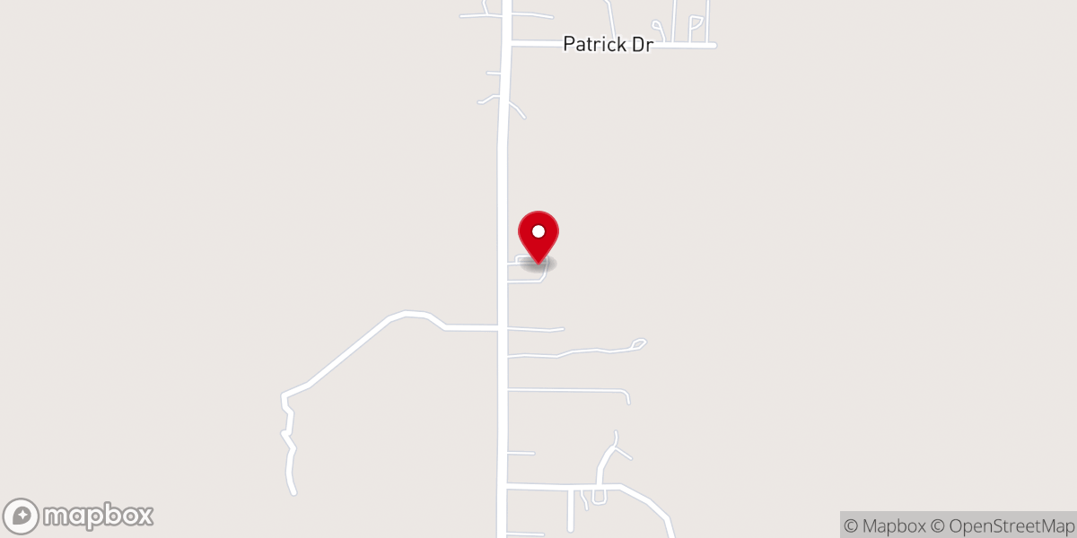 Map showing location of Cornerstone Church