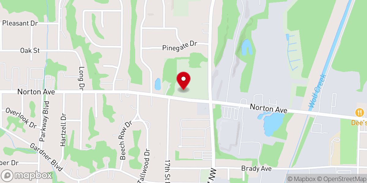 Map showing location of Barberton Community Ministries