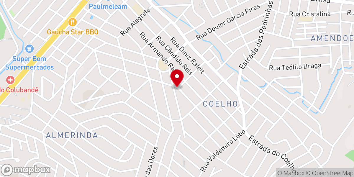 Map showing location of Igreja Católica Nossa Senhora da Paz