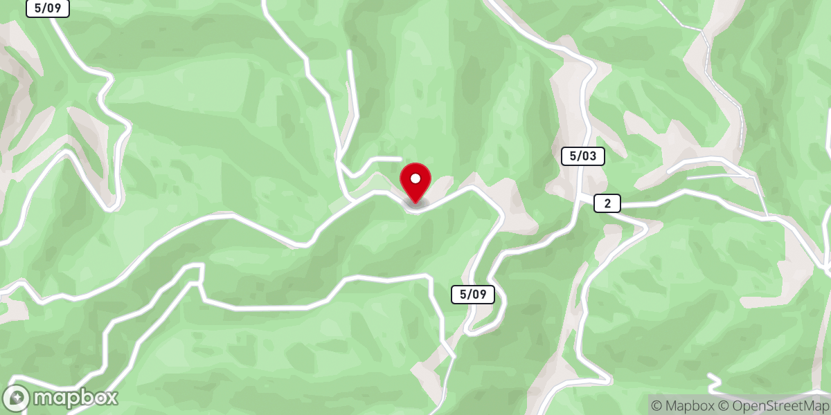 Map showing location of Mount Carmel Church