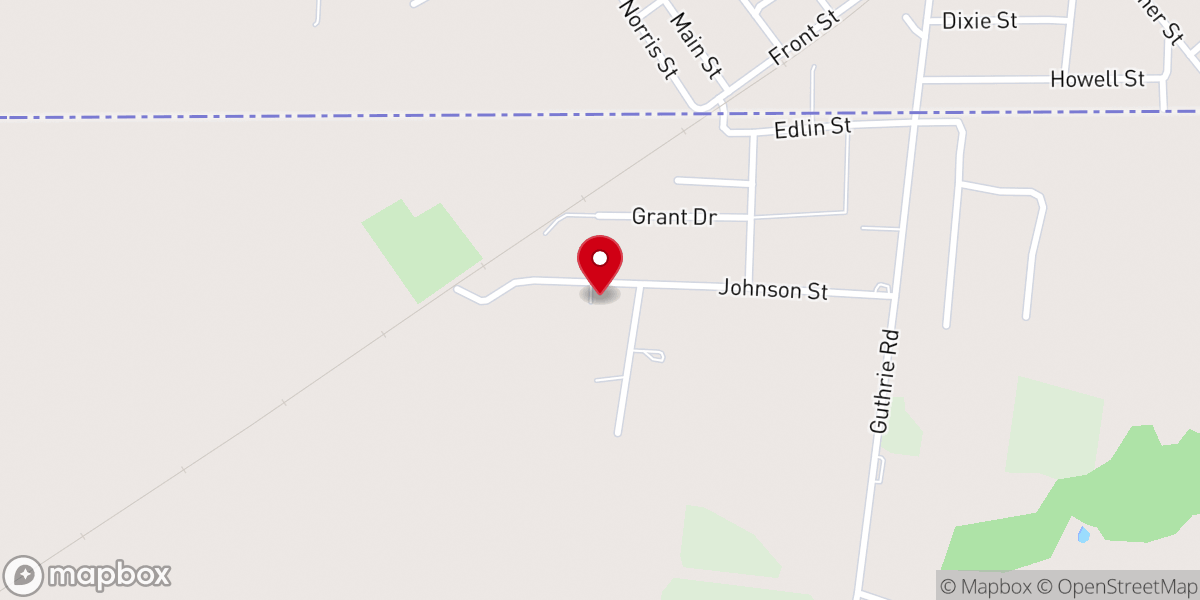 Map showing location of Lester's Chapel Baptist