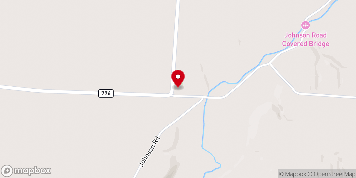 Map showing location of Paul's Chapel United Baptist Church