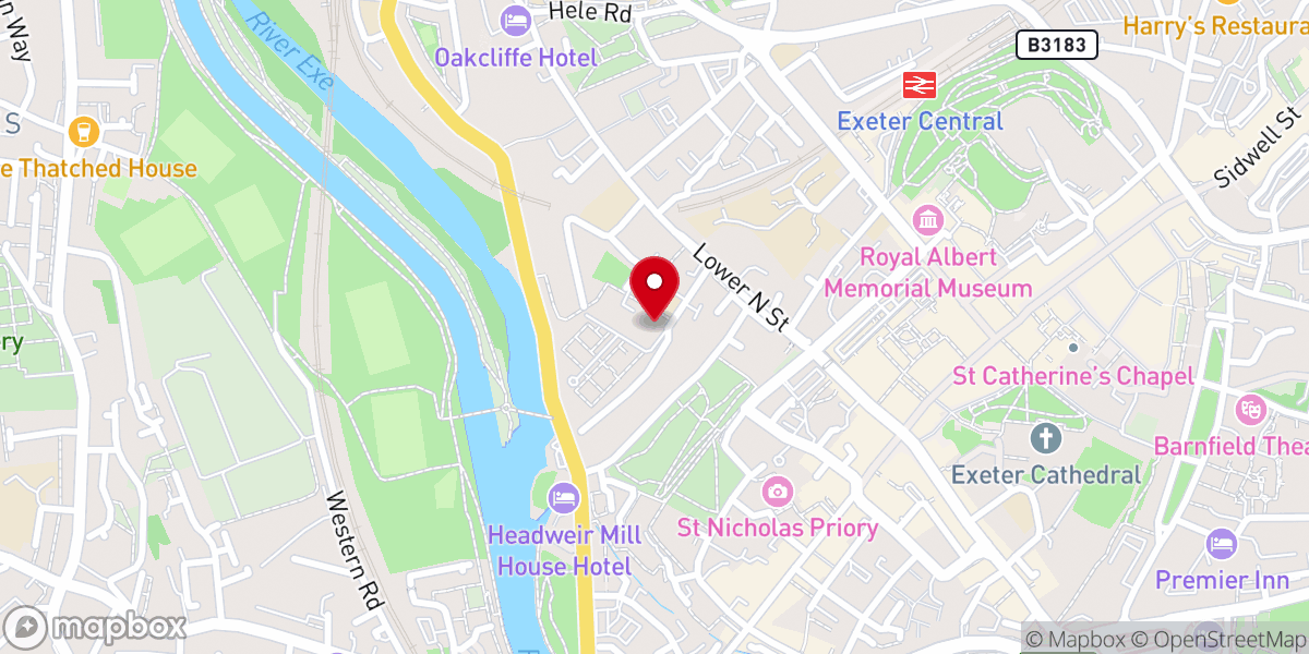 Map showing location of St Michael and All Angels Church, Mount Dinham