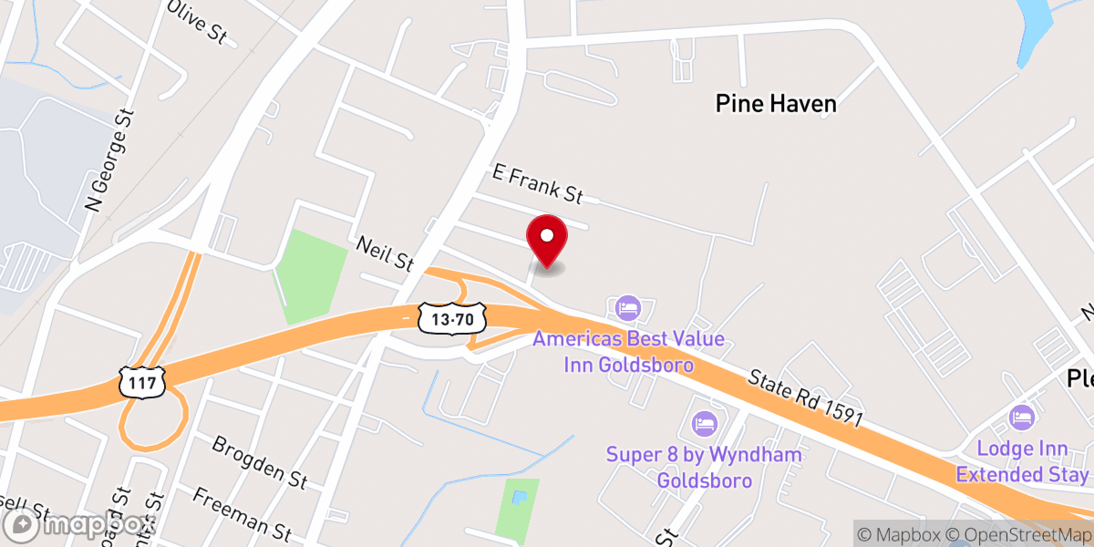 Map showing location of Mission of Love Church
