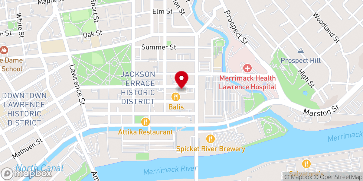 Map showing location of Holy Rosary Shrine Center