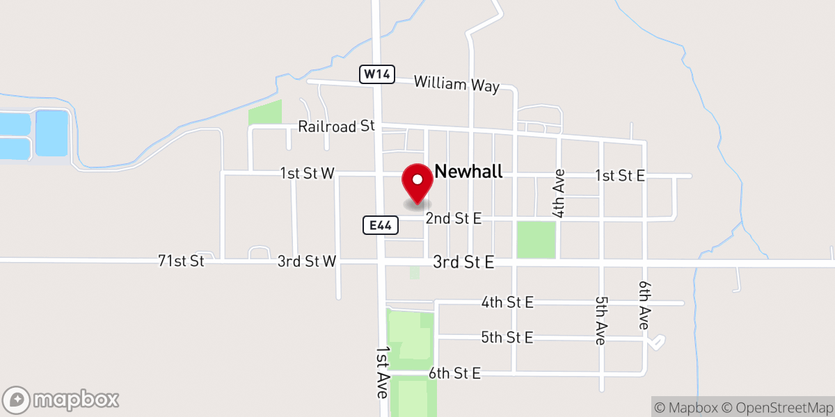 Map showing location of Central Presbyterian Church