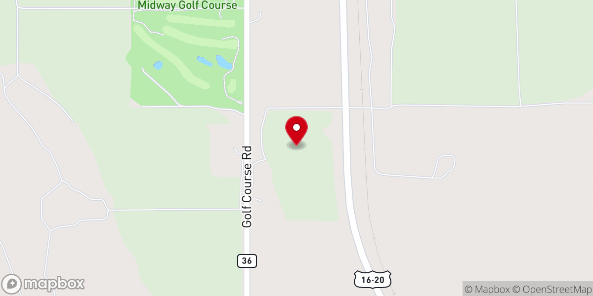 Map showing location of Church of God in Christ, Mennonite
