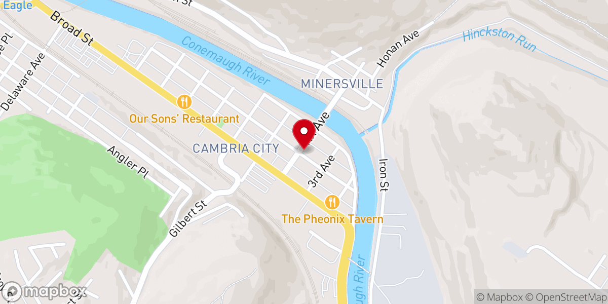Map showing location of Resurrection Roman Catholic Parish