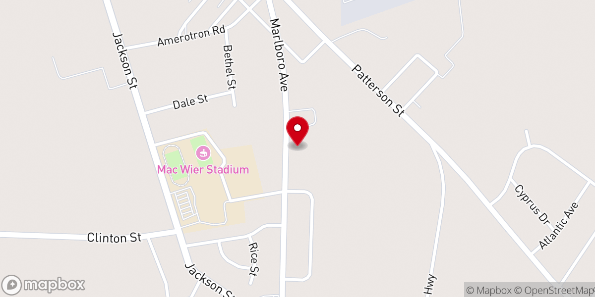 Map showing location of Gateway Church Barnwell