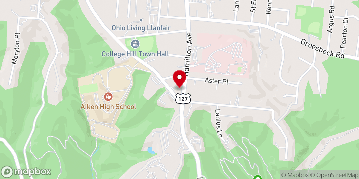 Map showing location of Grace Episcopal Church