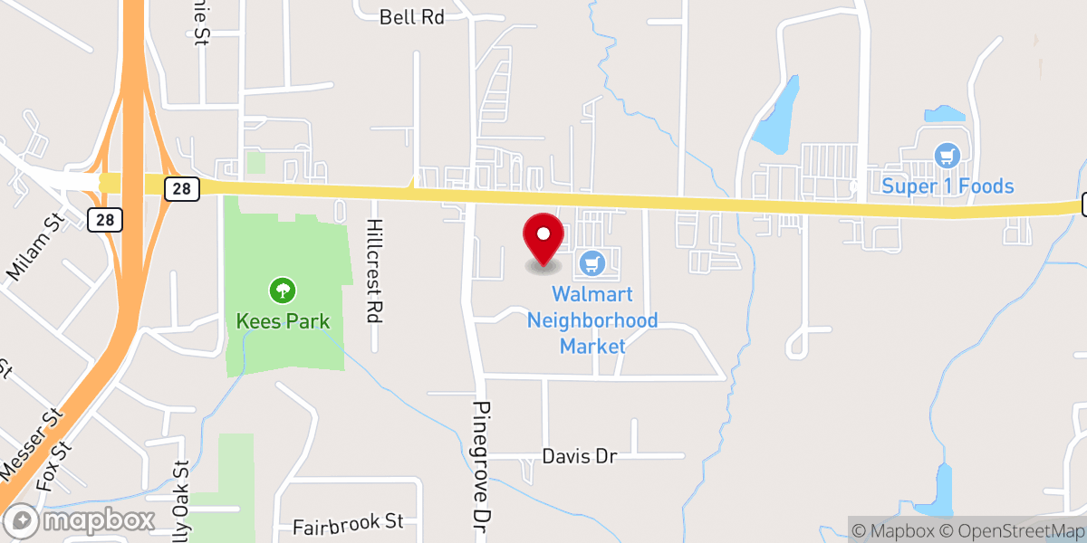 Map showing location of Heart of Worship