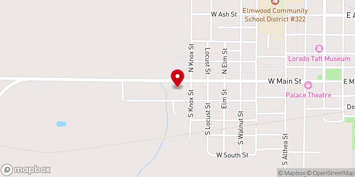 Map showing location of St Patrick's Catholic Church