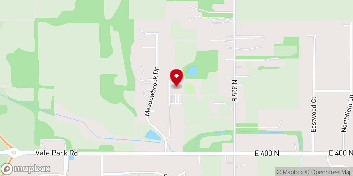 Map showing location of Faith Bible Church