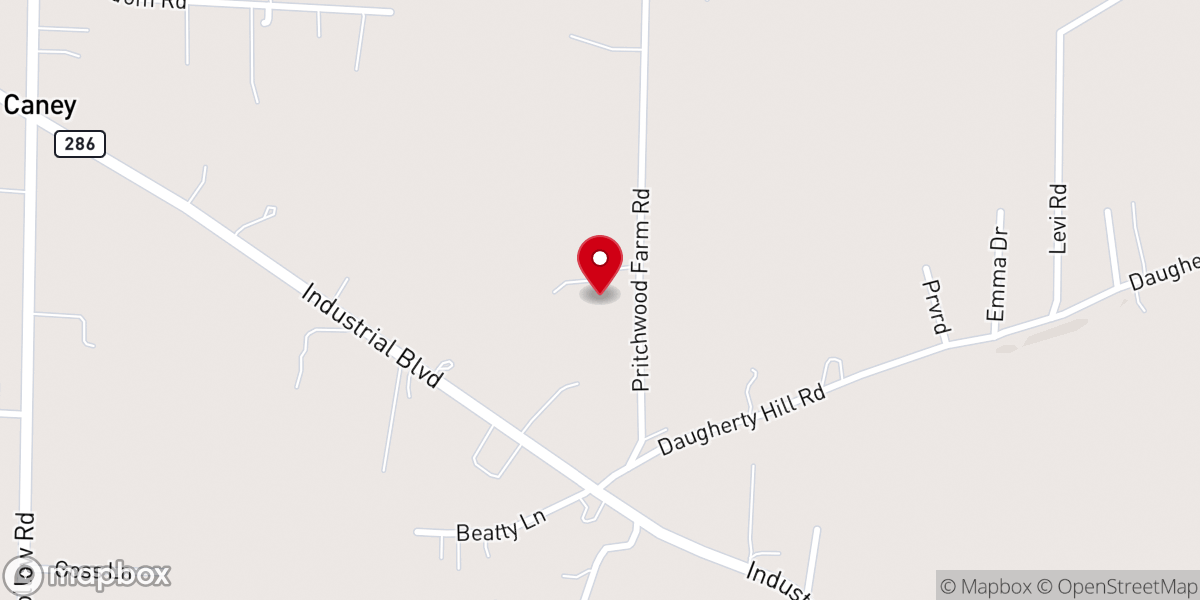 Map showing location of Christ Lutheran Church of Conway