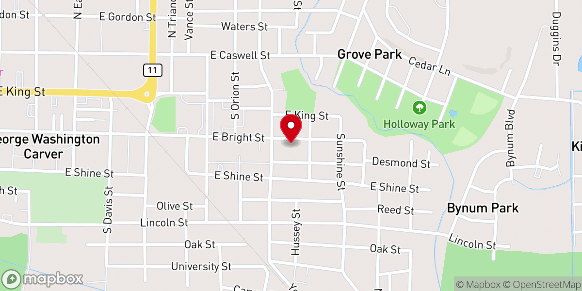 Map showing location of The Ministry Inc