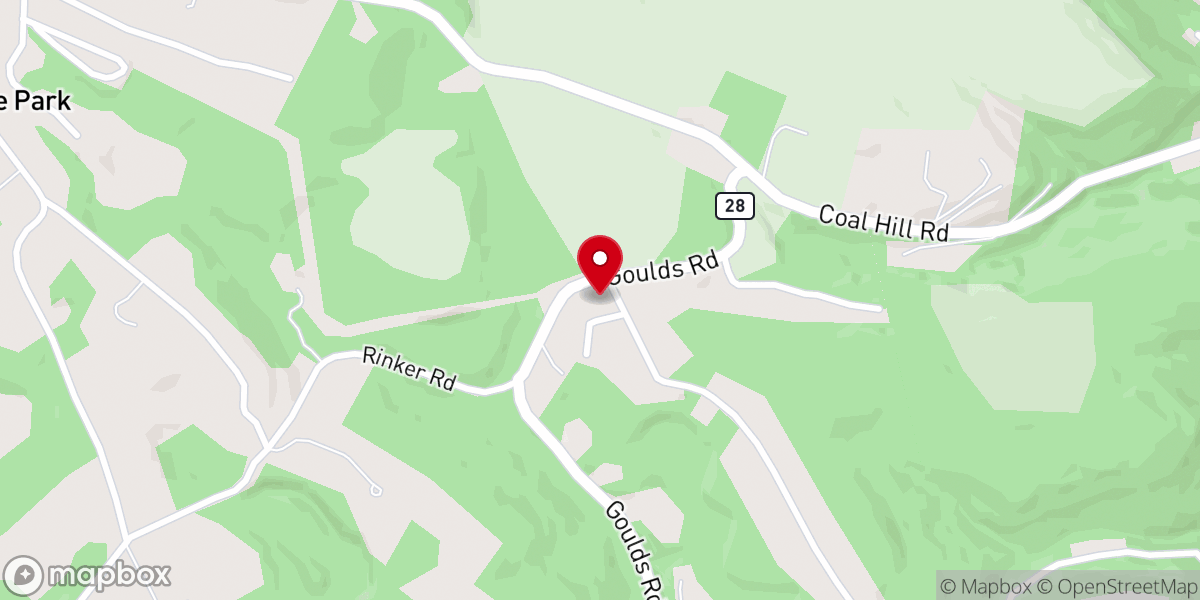Map showing location of Rosemont Chapel