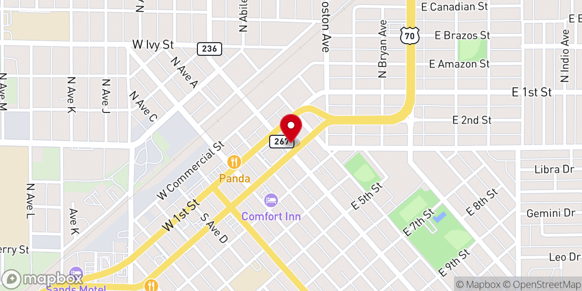 Map showing location of Gospel Lighthouse