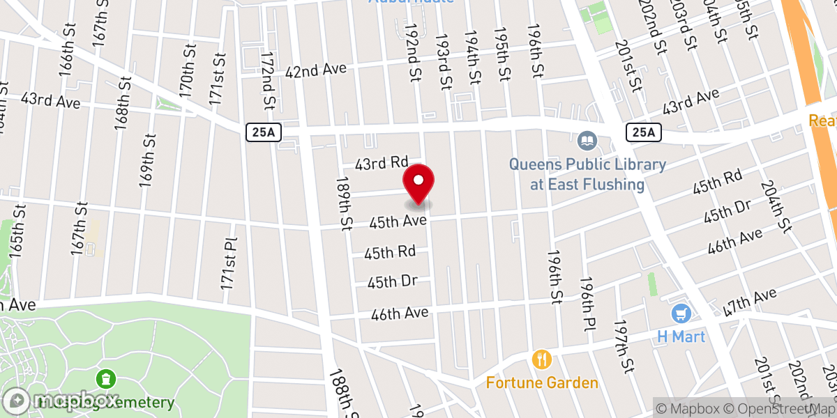 Map showing location of Resurrection Lutheran Church