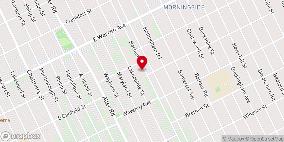 Map showing location of Greater Golden Gate Missionary Baptist Church