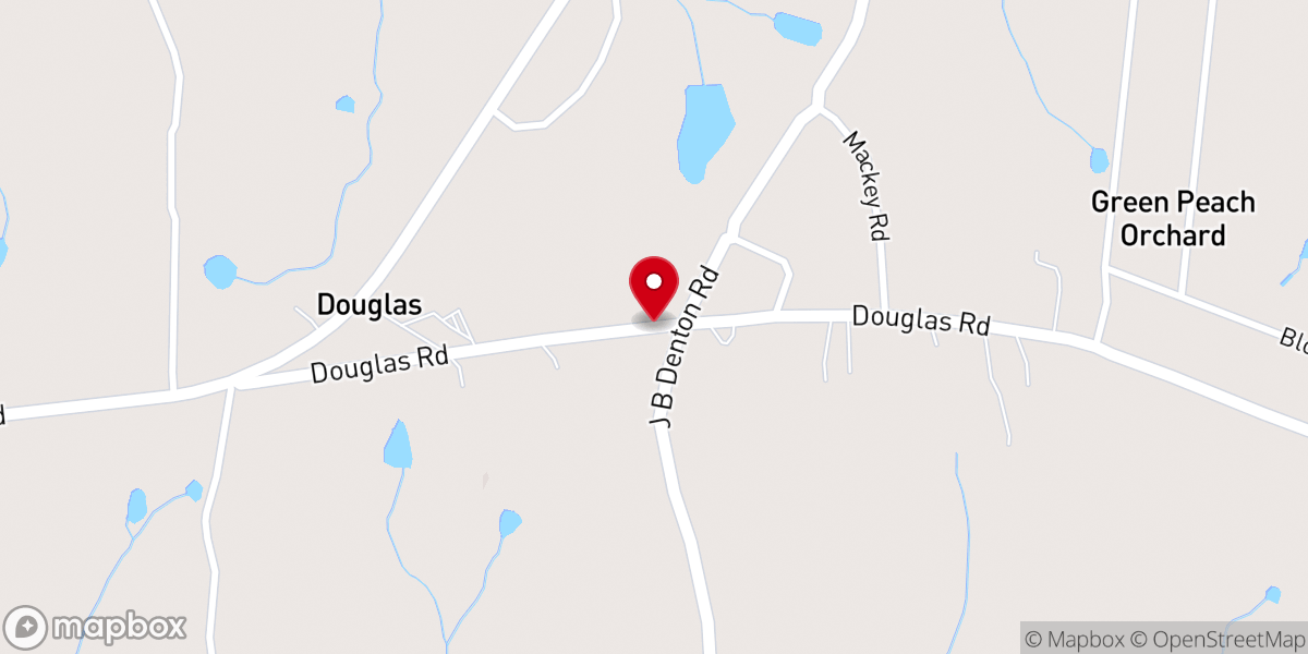 Map showing location of Mount Moriah AME Zion Church