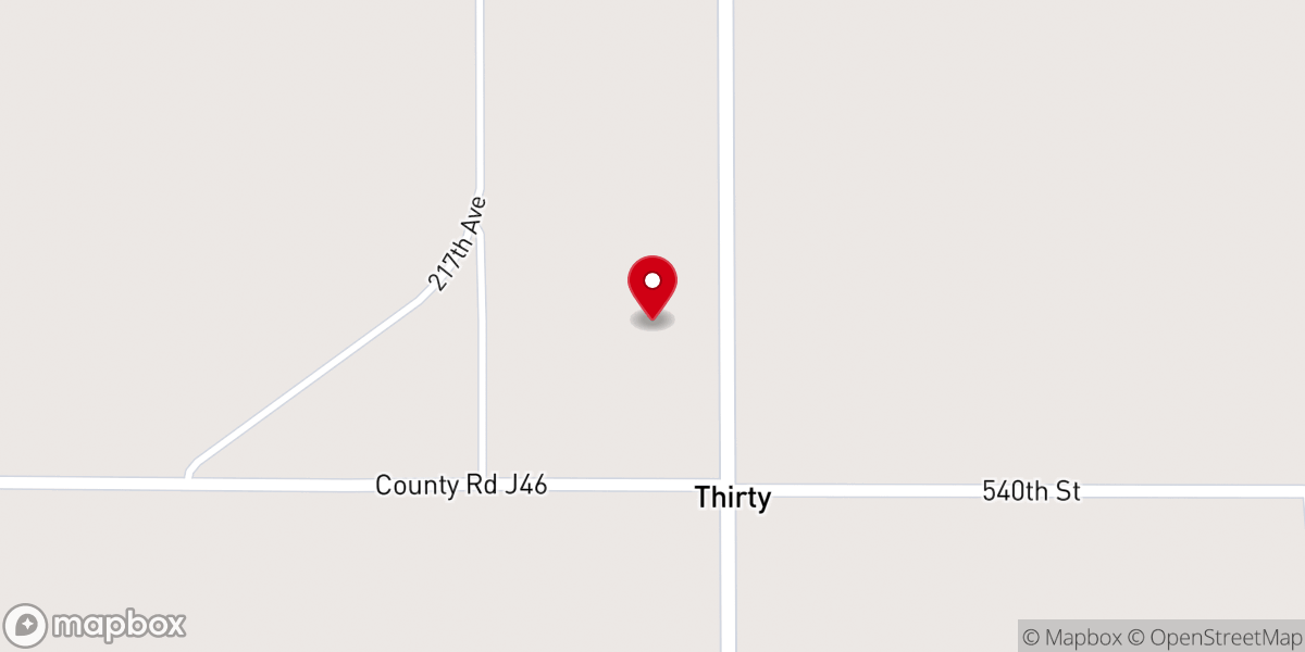 Map showing location of Centerville Faith Church