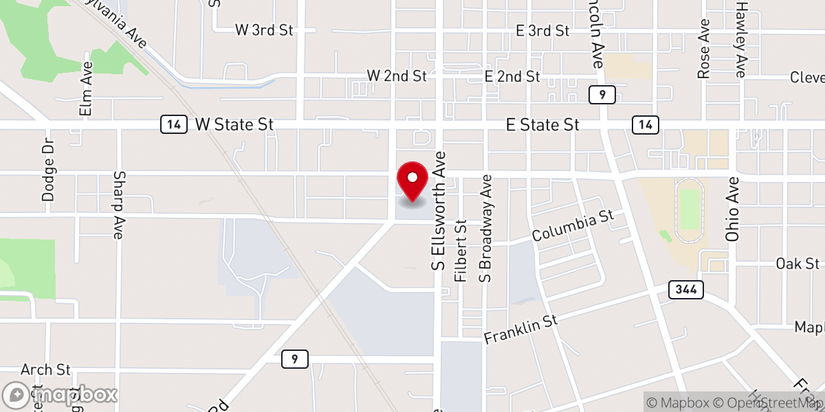 Map showing location of The Church - Budget Envelope Company