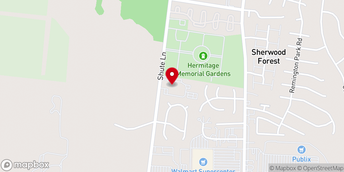 Map showing location of ESL Tulip Grove