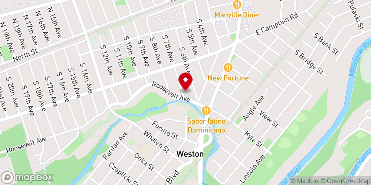 Map showing location of Holy Ghost Carpatho-Russian Orthodox Church