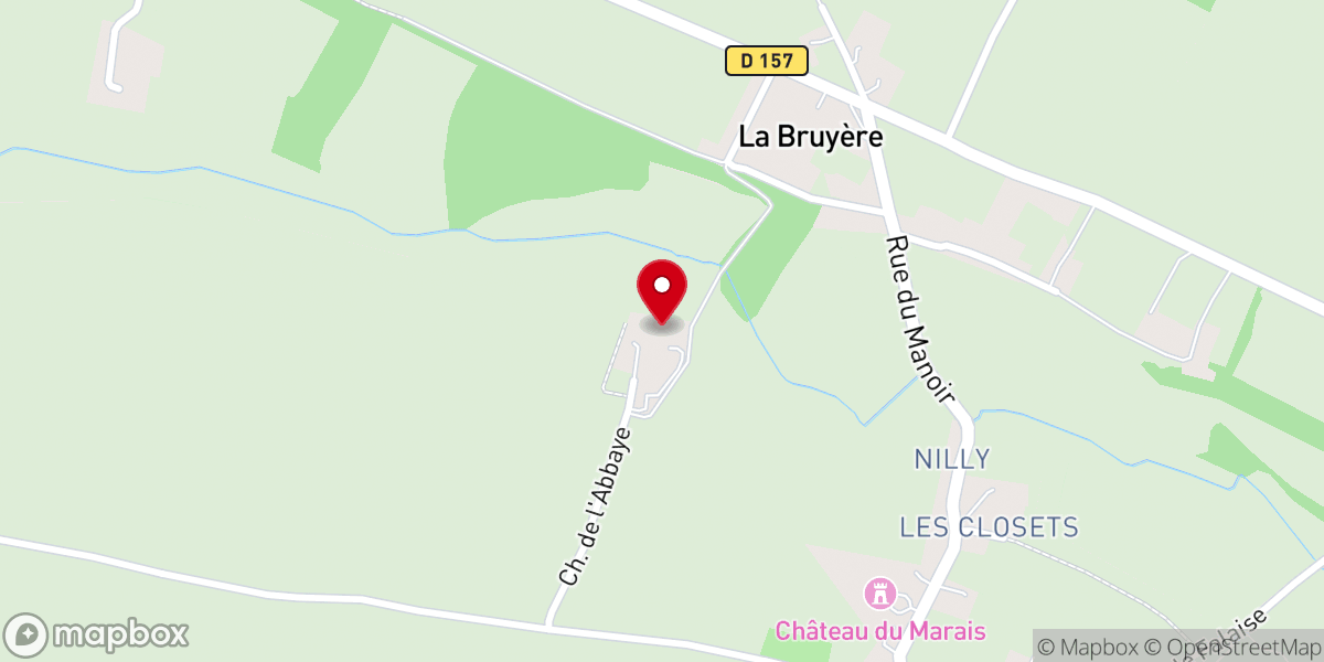 Map showing location of Prieuré de Noron-l'Abbaye