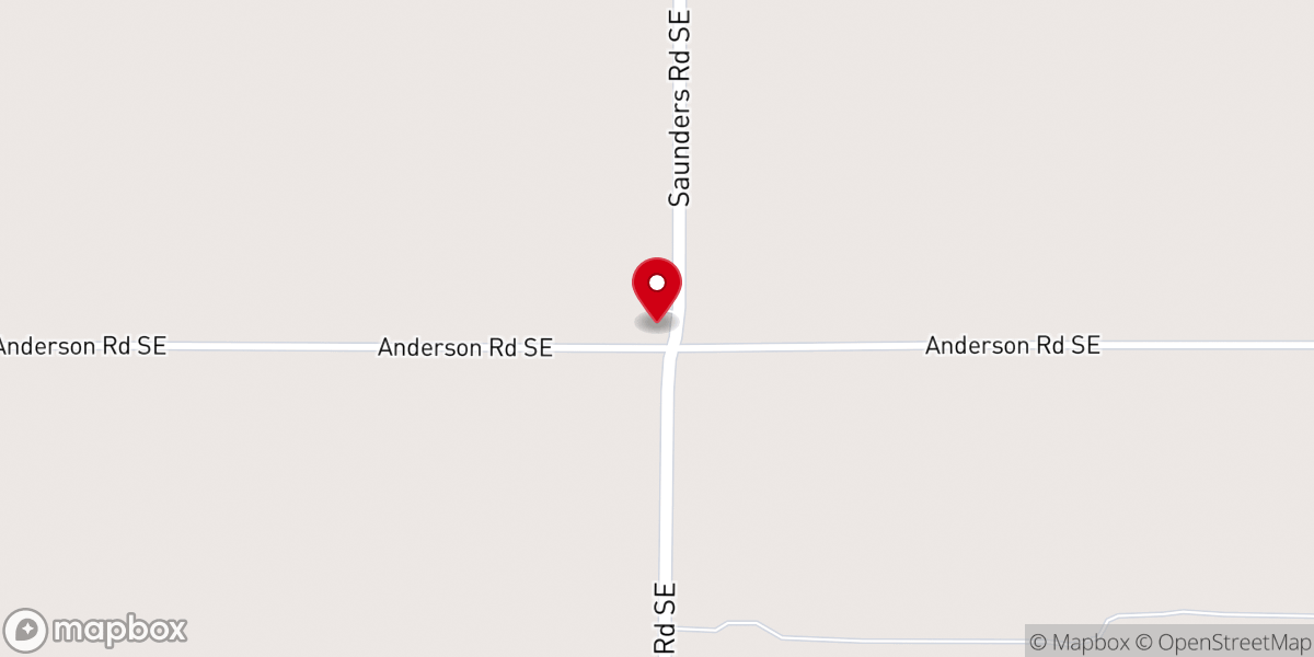 Map showing location of Evergreen Bible Baptist Church