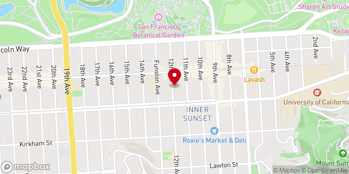 Map showing location of St. Sergius of Radonezh Orthodox Church
