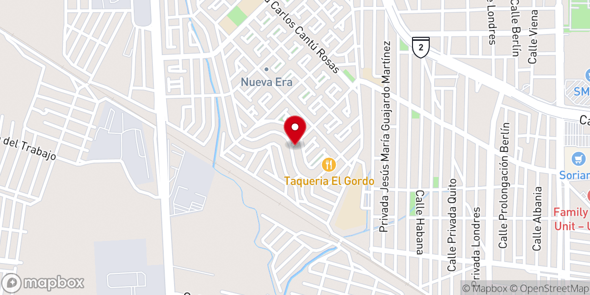 Map showing location of Centro de Alabanza Dios Con Nosotros