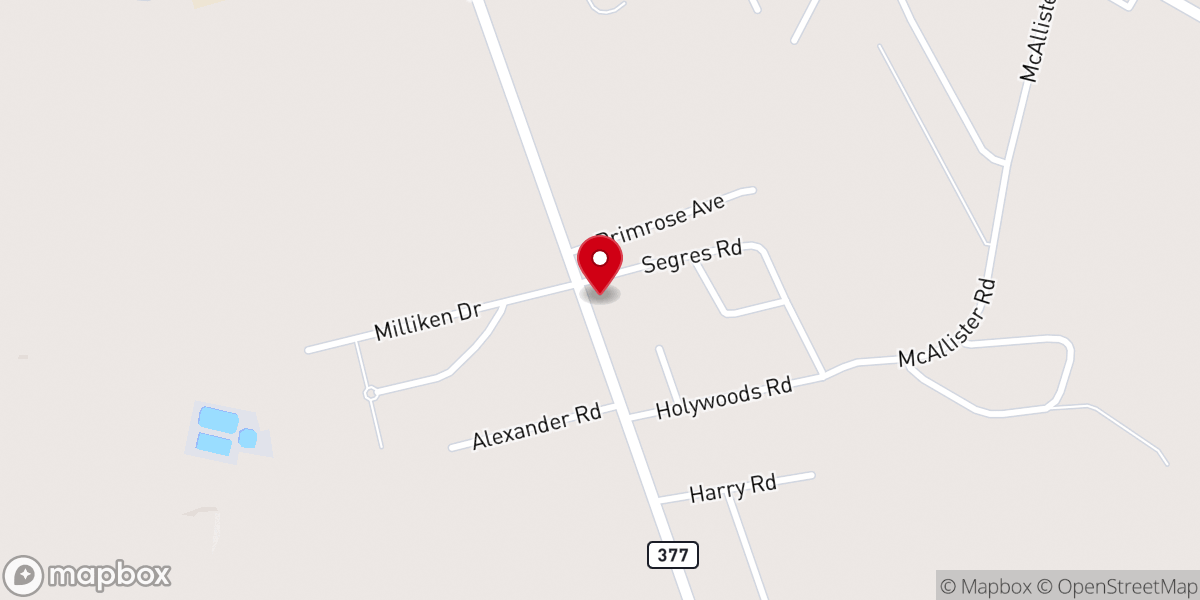 Map showing location of Life Center Pentecostal Holiness Church